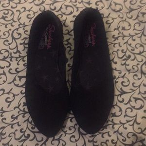 Skechers black ballet flats